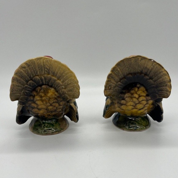 Vintage Napcoware Turkey Candle Holder Covered Dish Set Thanksgiving Table Decor - Picture 5 of 16